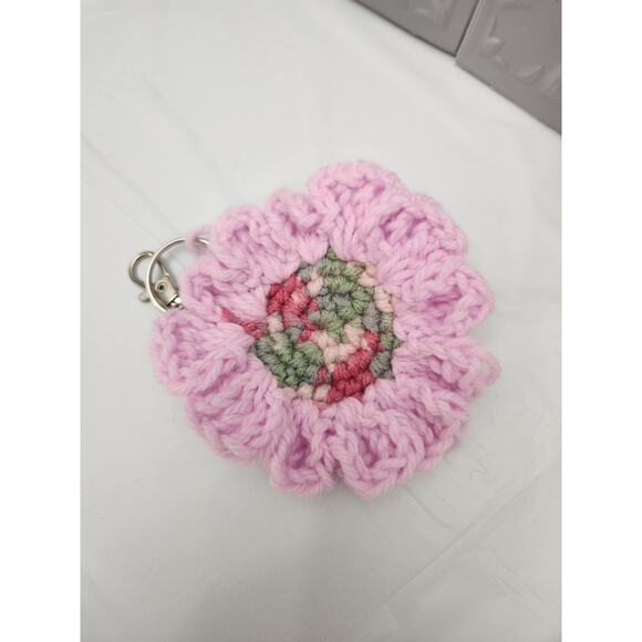 Flower keychain - Handmade Crochet - Picture 1 of 1